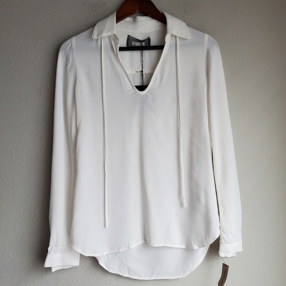 Reformation Sweet Pea Top in Yogurt size XS NWT - Picture 1 of 6